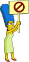 Tapped Out Marge Protest Something.png