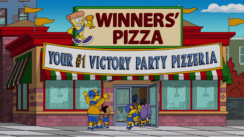 Winners Pizza Wikisimpsons The Simpsons Wiki