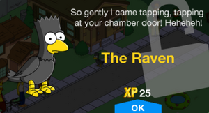 So gently I came tapping, tapping at your chamber door. Heheheh!