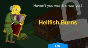 Hellfish Burns Unlock.png