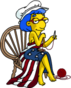Tapped Out Luann Dress up in the flag.png