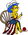 Tapped Out Luann Dress up in the flag.png