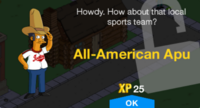 Tapped Out All-American Apu New Character.png