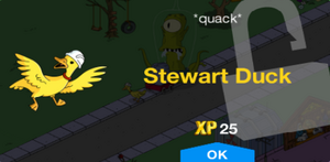 Tapped Out Stewart Duck Unlock.png
