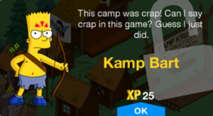This camp was crap! Can I say crap in this game? Guess I just did.