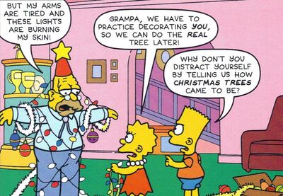 Grampa's Christmas Origins - Wikisimpsons, The Simpsons Wiki