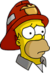 Fireman Homer - Sad