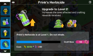 Tapped Out Franks Herbicide Level Up.png