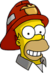 Fireman Homer - Happy