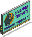 Give Apes the Vote Billboard.png