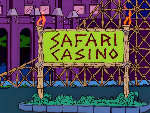 Safari Casino - Wikisimpsons, the Simpsons Wiki