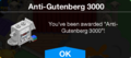 Tapped Out Anti-Gutemberg 3000 Unlock.png