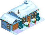Tapped Out Christmas Blue House.png