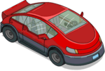 Tapped Out Red Electric Car.png