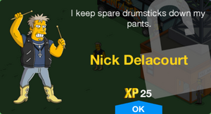 I keep spare drumsticks down my pants.