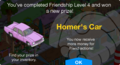 Tapped Out Homer's Car unlock.png