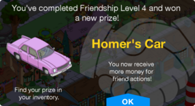 Tapped Out Homer's Car unlock.png