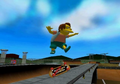 Simpsons skateboarding gameplay.png