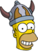 Barbarian Homer - Happy
