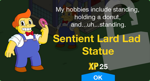 My hobbies include standing, holding a donut, and...uh...standing.