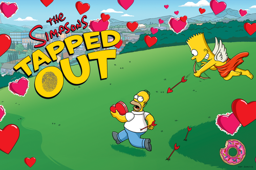 when is the valentines day update for the simpsons tapped out