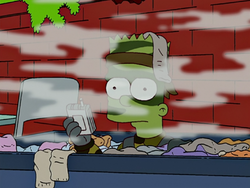 Bart camouflaging in the trash.png