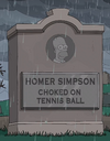 Homer Simpson grave THOH XXXIV.png