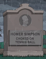 Homer Simpson grave THOH XXXIV.png