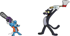 Tapped Out ItchyScratchy Fight, Fight, Fight!.png