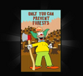 Krusty Toothpick Poster Trophy.png