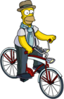 Tapped Out Cool Homer Show Off his Fixie.png