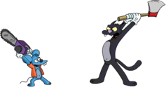 Tapped Out Itchy and Scratchy Fight, Fight, Fight!.png