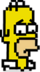 Pixel Homer - Sad
