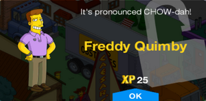 Tapped Out Freddy Quimby Unlock.png