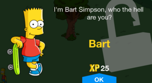 I'm Bart Simpson, who the hell are you?