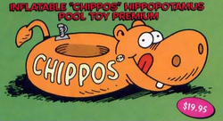 Inflatable Chippos Hippopotamus Pool Toy Premium.png