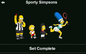 Sporty Simpsons