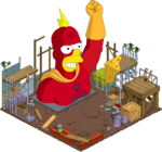 Tapped Out Radioactive Man Statue.png