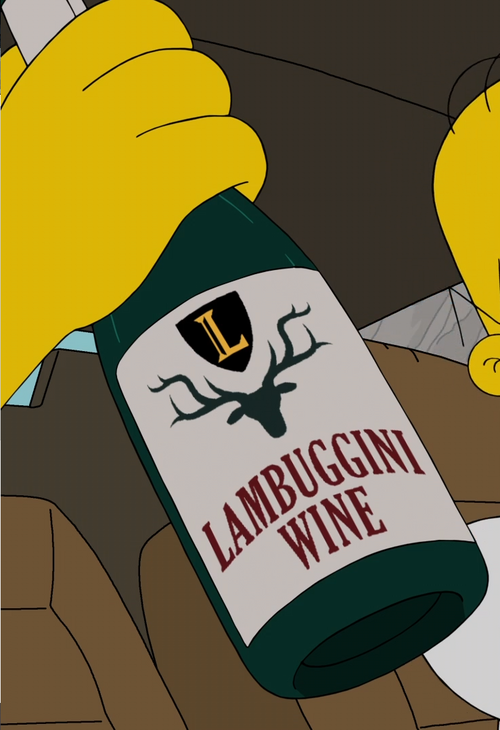 Lambuggini Wine Wikisimpsons, the Simpsons Wiki