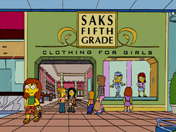Saks Fifth Grade - Wikisimpsons, the Simpsons Wiki