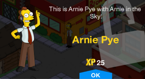 This is Arnie Pye with Arnie in the Sky!