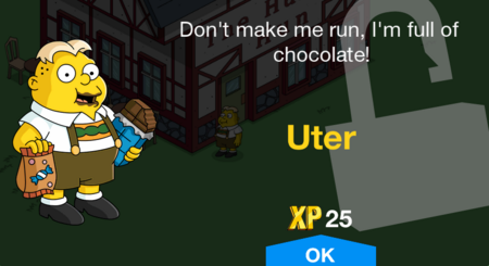 Don't make me run, I'm full of chocolate!