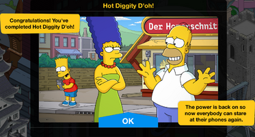 Hot Diggity D'oh! End Screen.png