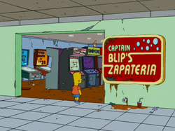 Captain Blip s Zapateria Wikisimpsons the Simpsons Wiki