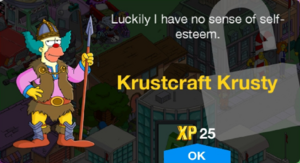 Krustcraft Krusty Unlock.png