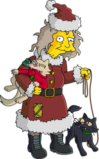 Crazy Cat Lady - Wikisimpsons, the Simpsons Wiki