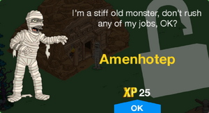 I'm a stiff old monster, don't rush any of my jobs, OK?