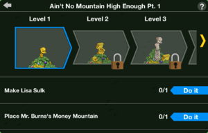 Tapped Out Money Mountain Level Up.png