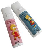 The Simpsons Video Game Accessory Wii Remote Grip Pack Bart Lisa.jpg