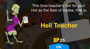 This time teacher's hot for you! Hot as the fires of Hades, that is.